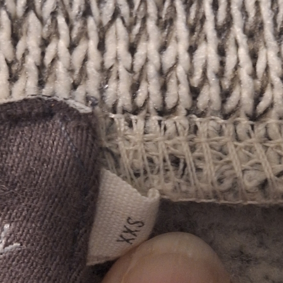 Anthropologie Saturday Sunday Womens Gray High Low Cowl Neck Pullover  XXS - Picture 4 of 8